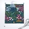 Green Garden Nigh Moon Meadow Fireflies Magical Waterfall Dreamy Landscape Hand Painted Whimsical Nightlife Floral Botanical Small Scale Custom Pre-pasted Wallpaper by Spoonflower Pre-Pasted Wallpaper 2FT Wide